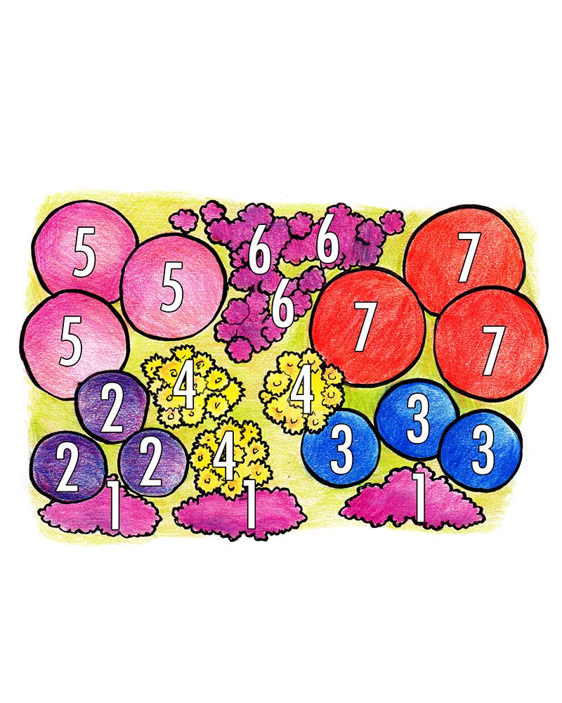 Kesäperhonen 2 -perennapenkki 21 kpl