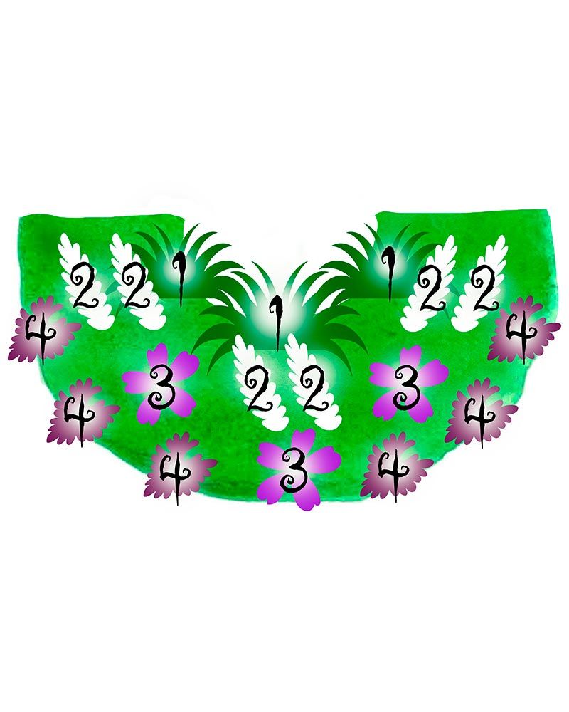 Taikayö-perennapenkki 18 kpl