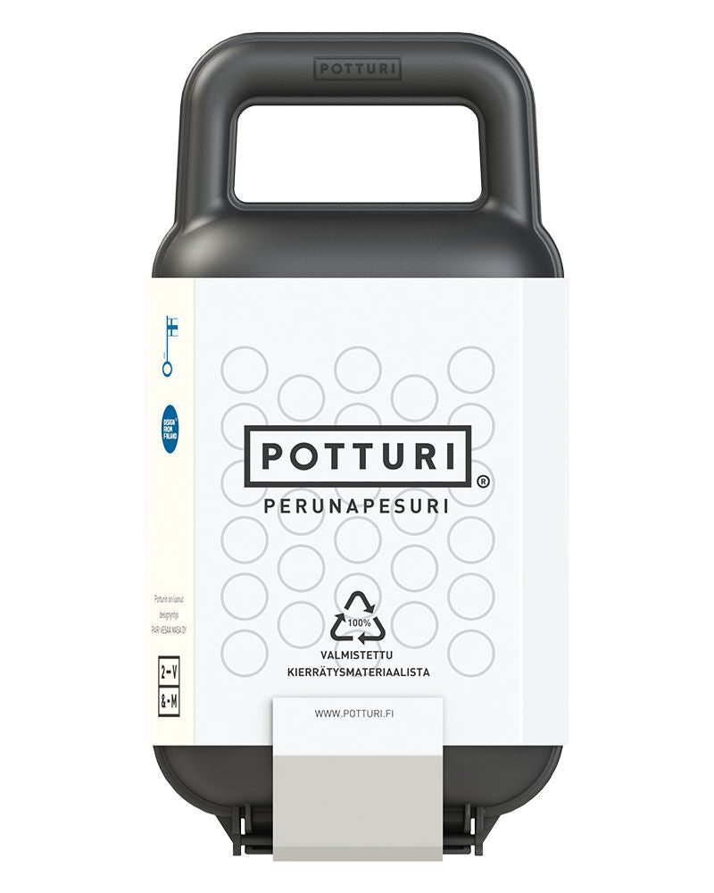 Potturi perunapesuri kierrätysmateriaalista