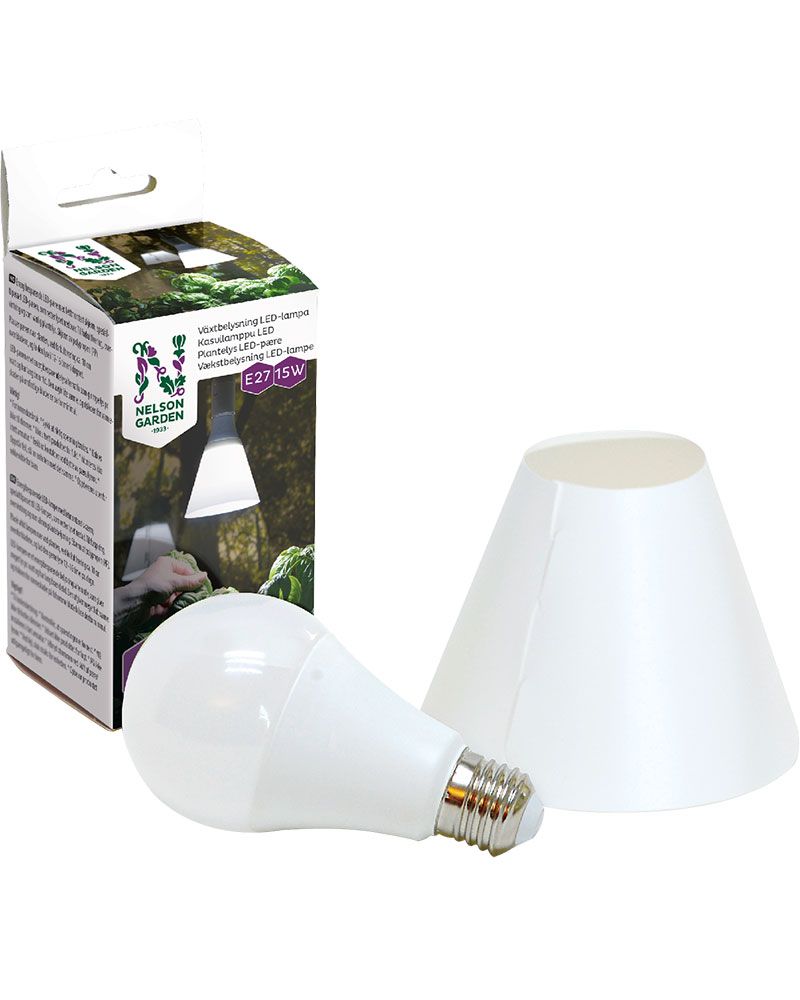 Kasvivalo 15 W LED ja varjostin