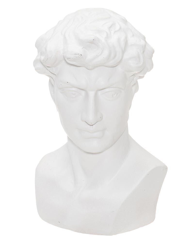 Patsas David valkoinen