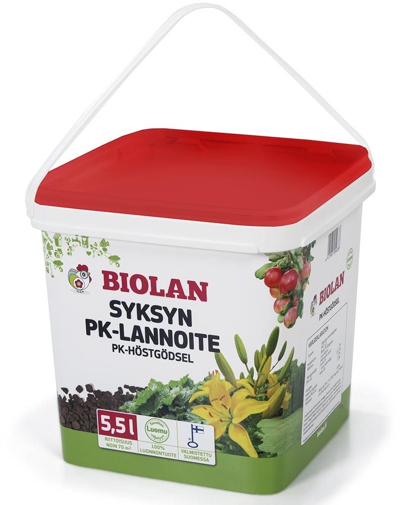 Biolan Syksyn PK-lannoite 5,5 l