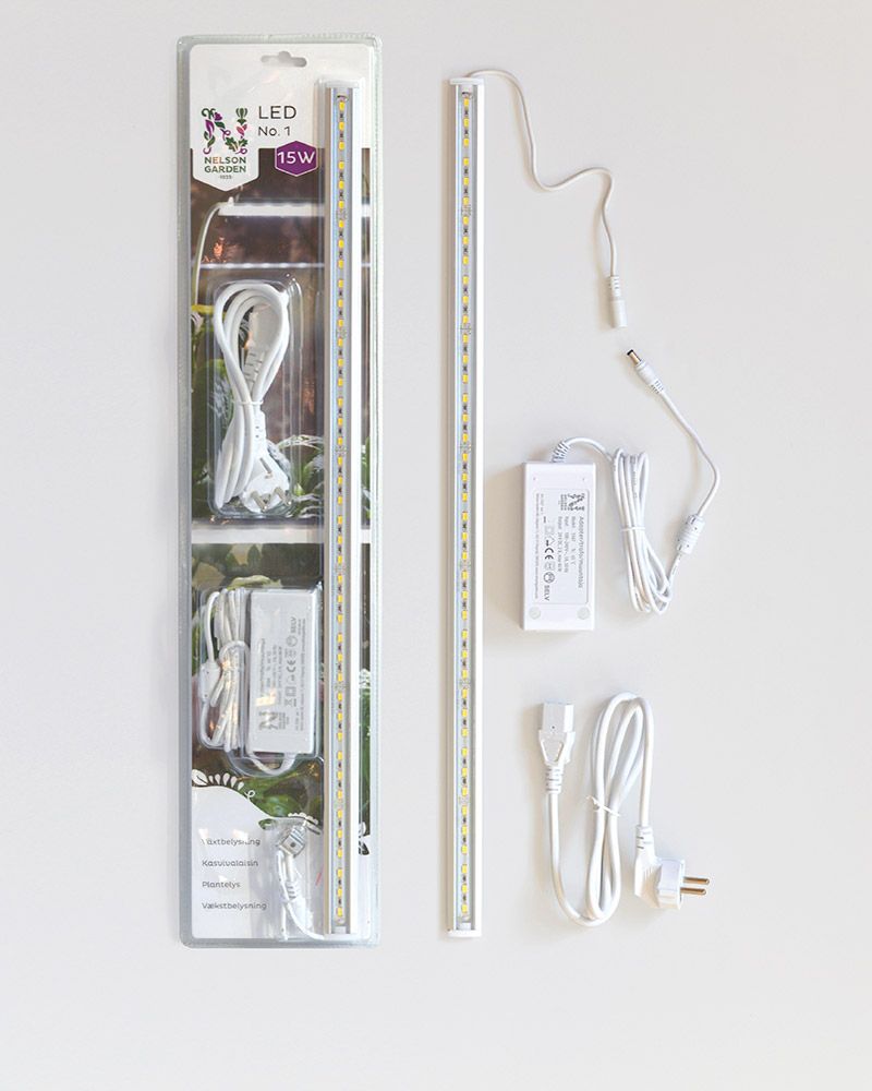 Kasvivalaisin LED 60 cm, sis. muuntajan 15 W