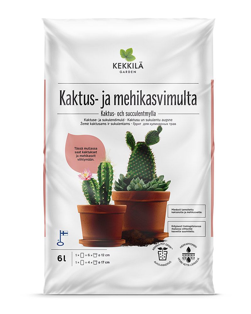 Kekkilä Kaktus- ja mehikasvimulta 6 l