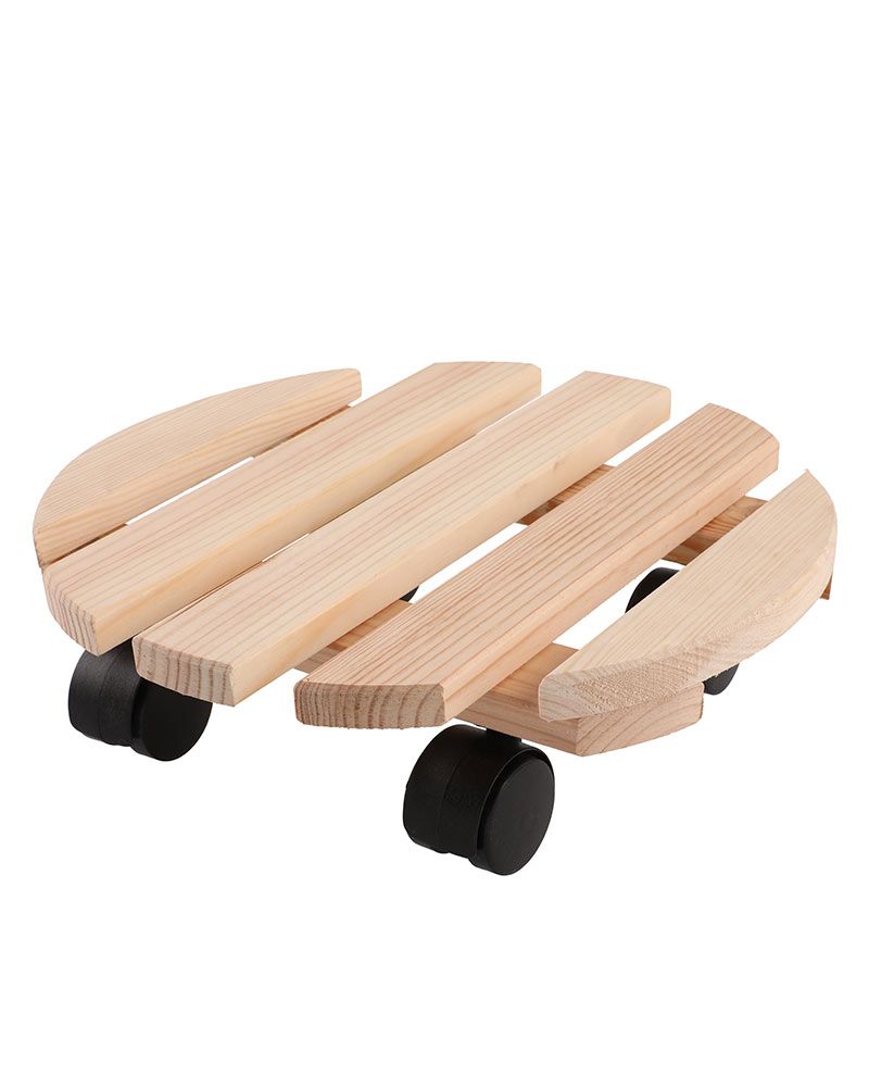 Ruukunalunen pyöreä puinen 30 cm