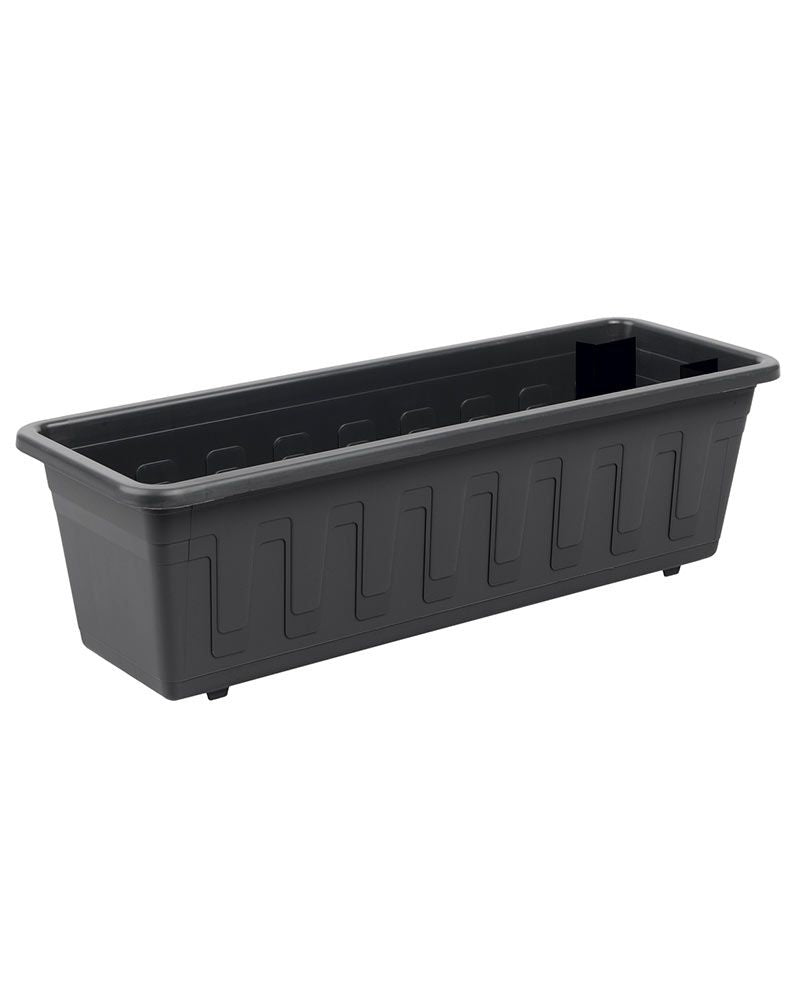 Parvekelaatikko Window box musta 80 cm