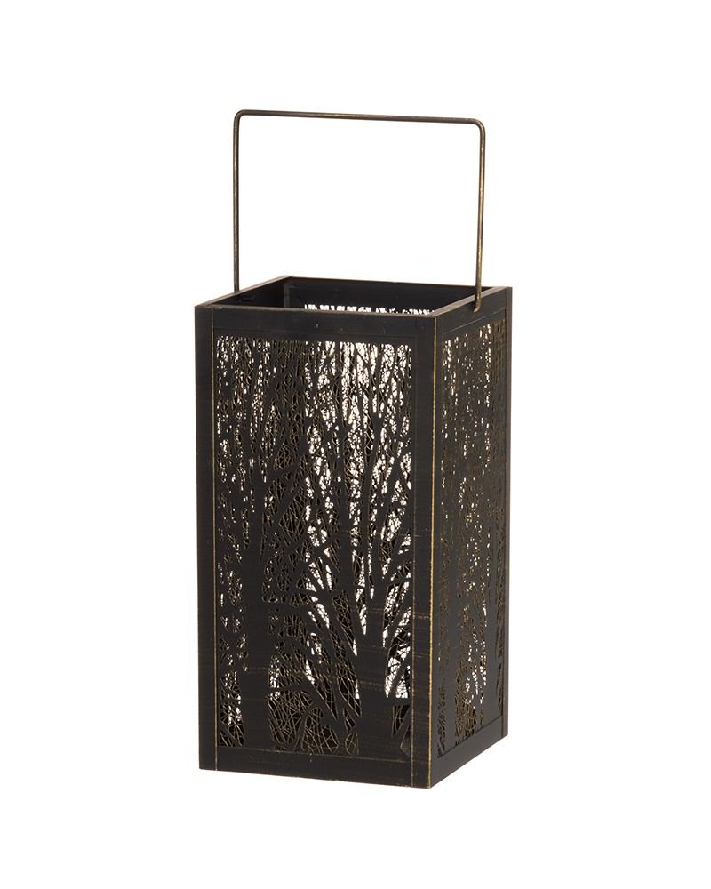 Lyhty Forest 27 cm musta
