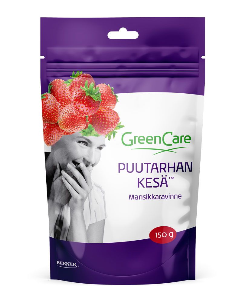 GreenCare Puutarhan Kesä Mansikkaravinne 150 g